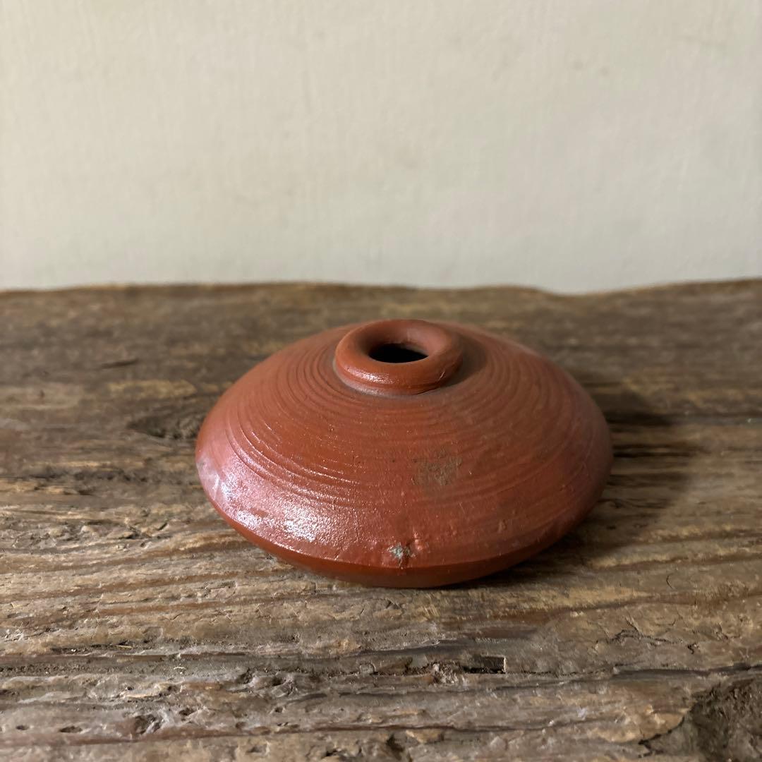 備前油壷　江戸幕末〜明治　小壺 花器 民藝 アンティーク　検:白洲正子　李朝