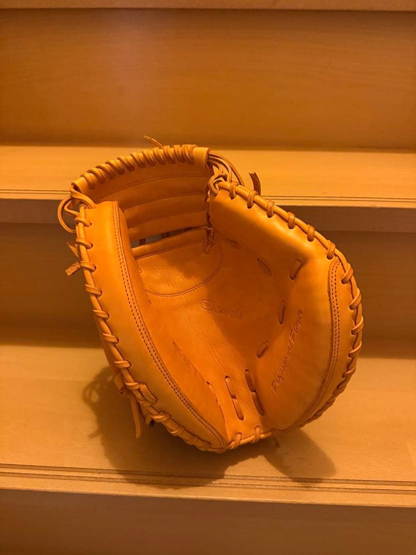 り*ー様 ZETT 硬式グローブ オレンジ