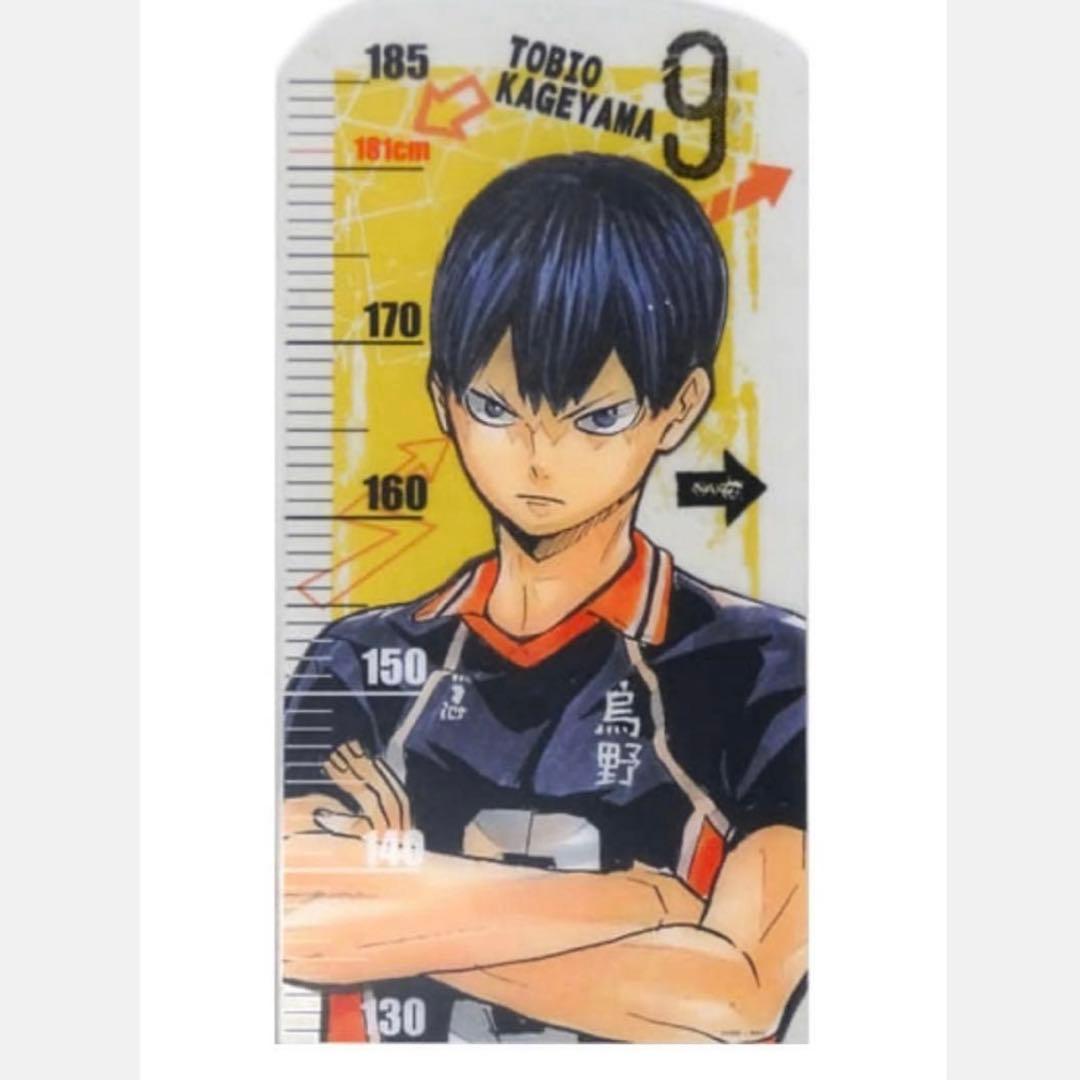 ハイキュー アクリル 等身大　身長計 影山 ジャンプショップ 受注生産限定