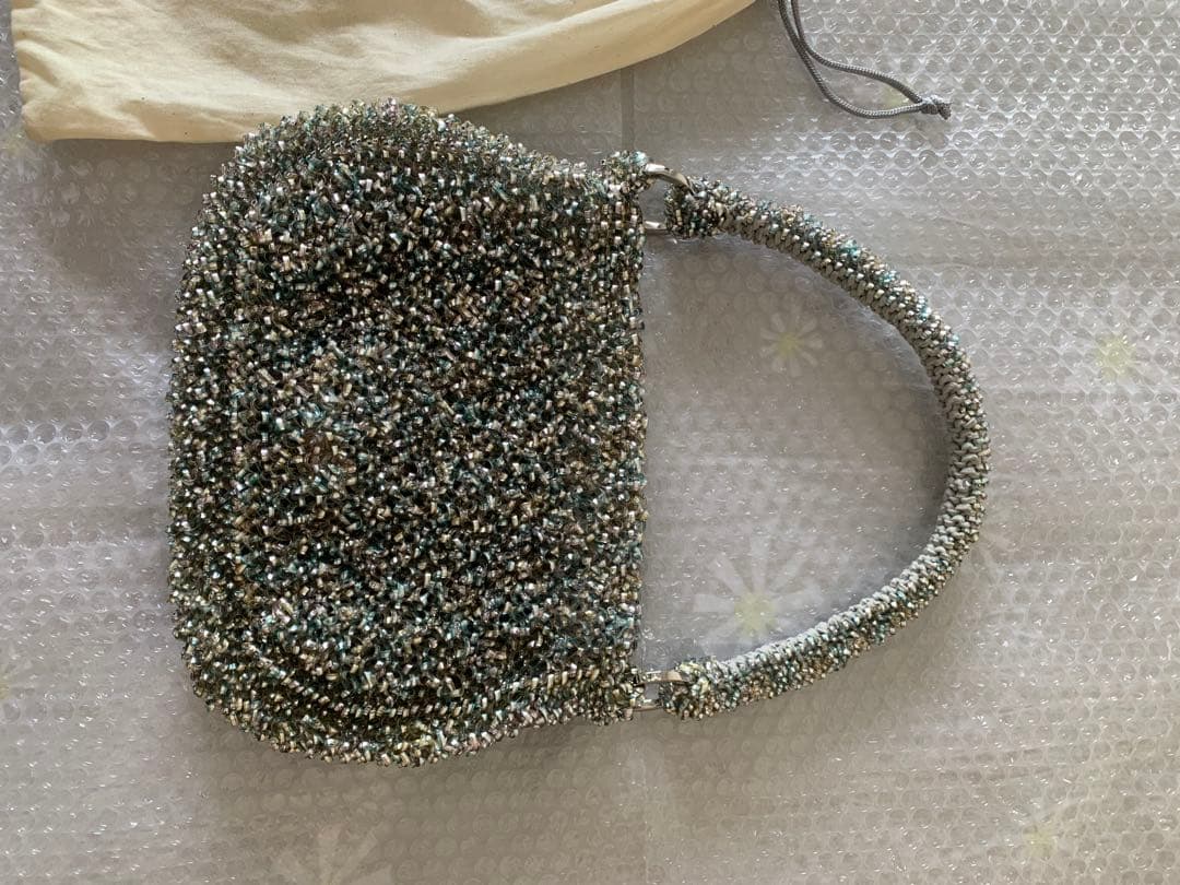 【極美品】正規品ANTEPRIMA ワイヤーバッグ 手提げ メタリックカラー