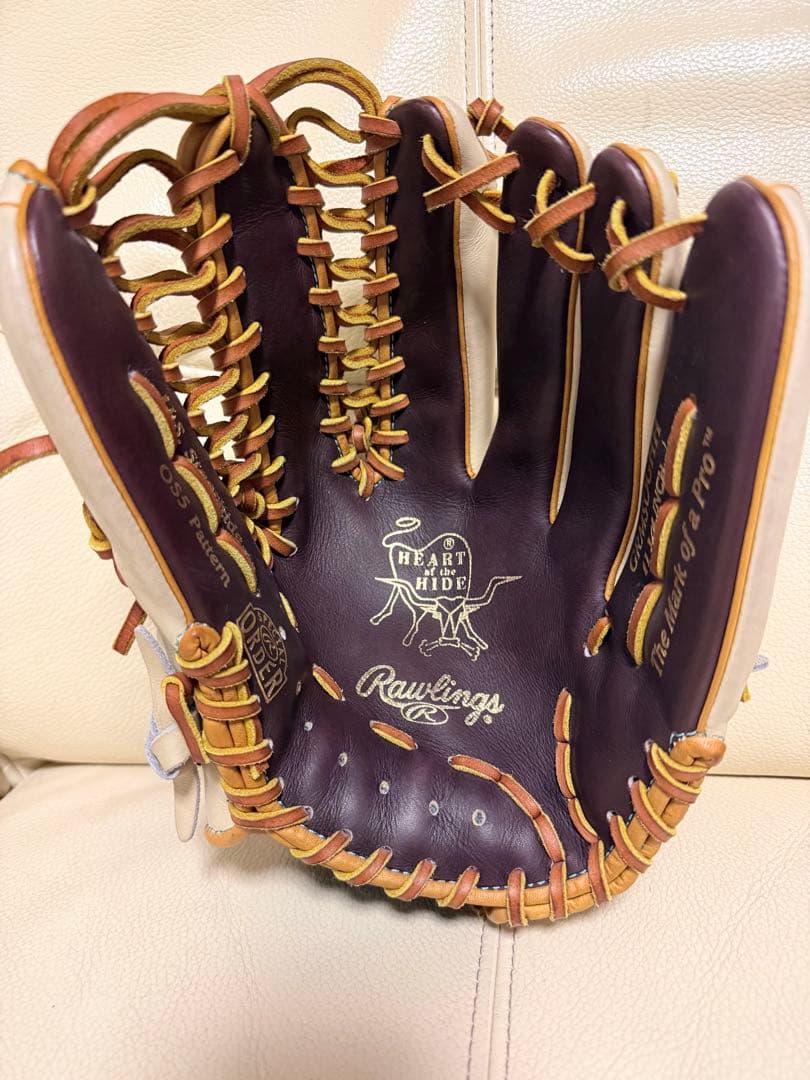 ローリングス 軟式オーダー内野手用グローブ　ゴールドラベル 型付け済み　OS