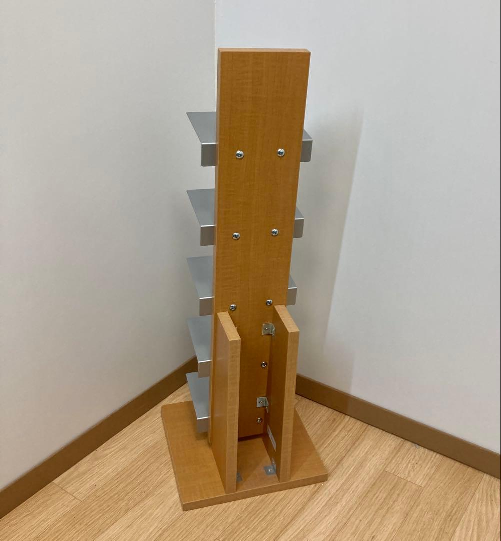 オークス　ブックタワー　ロータイプ　ナチュラル