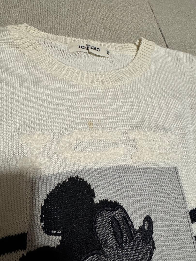 イタリア製　アイスバーグ　Disneyknit ミッキー