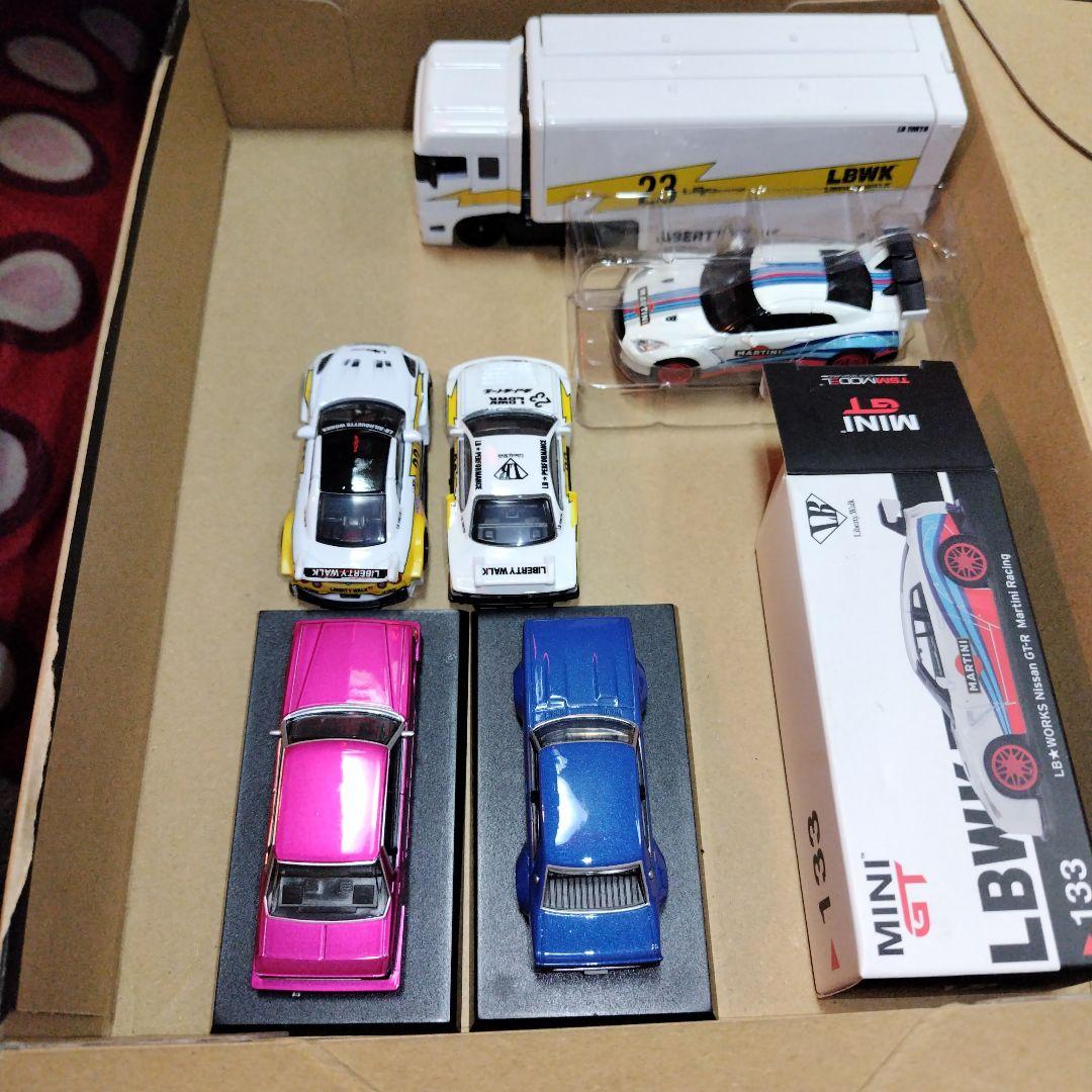 ＳＫさん専用★商品Ｎｏ.３７３０★ＬＢＷＫ他・日産車の詰め合わせ７台セット☆