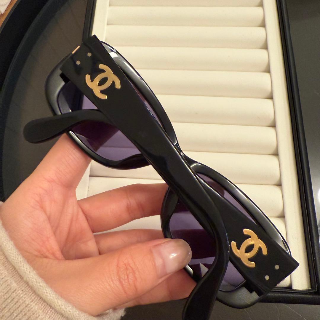 【CHANEL シャネル】サングラス ブラック ココマーク