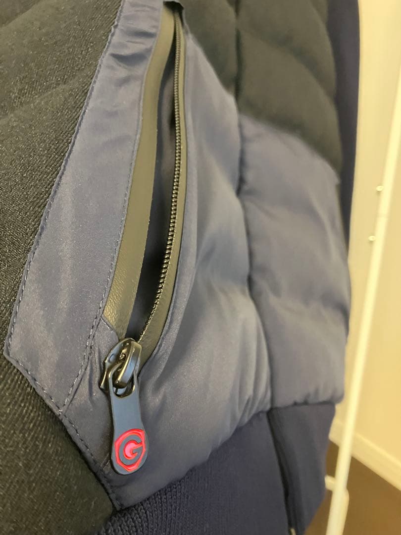 【美品】g-stage ネイビー ダウンジャケット メンズ