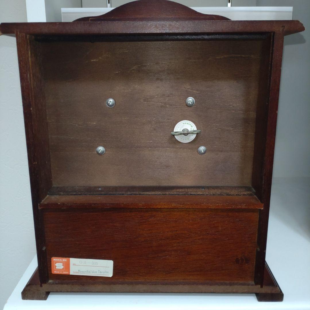 Sankyo オルゴールジュエリーボックス　美しき青きドナウ　アンティーク