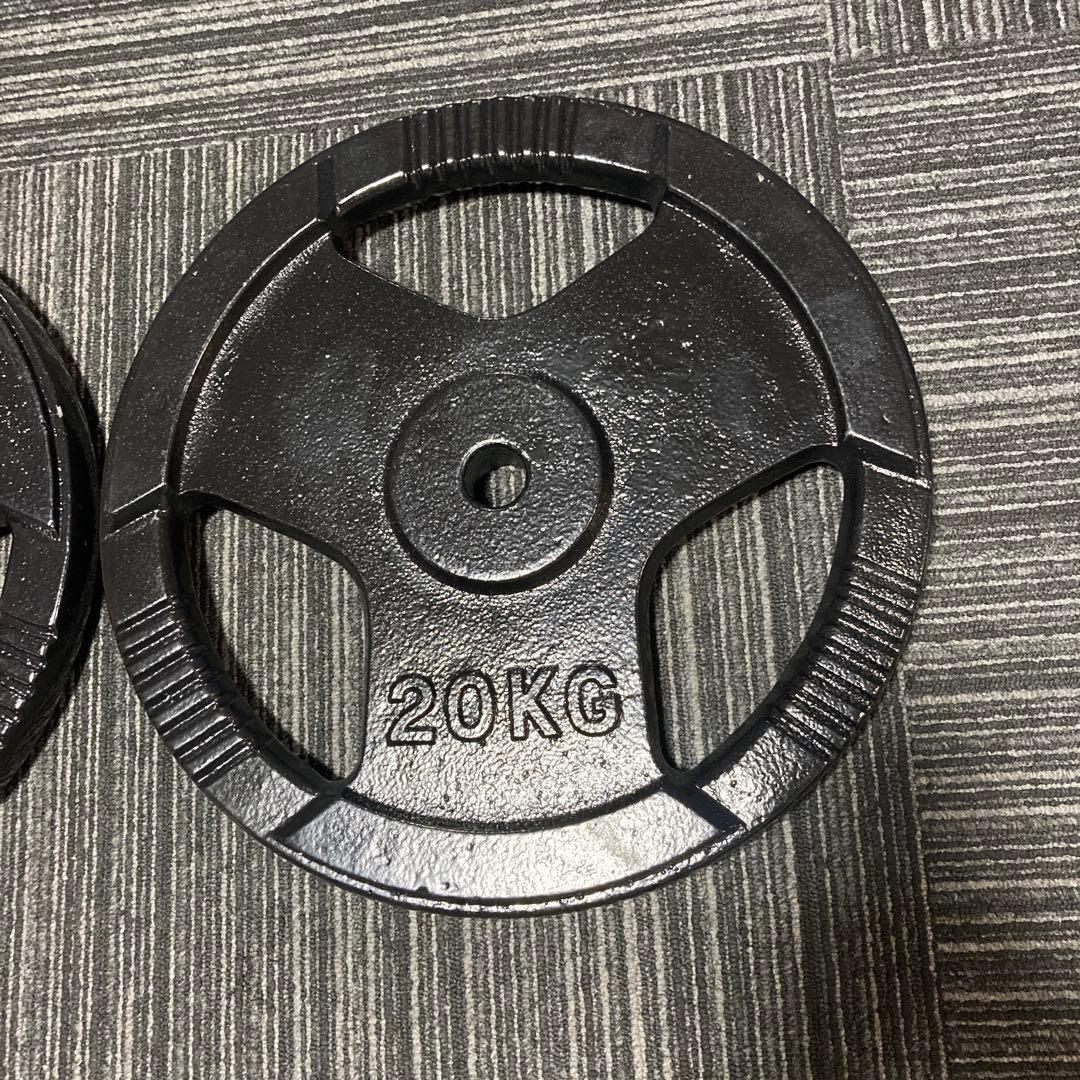 20kg 2枚、バーベルプレート