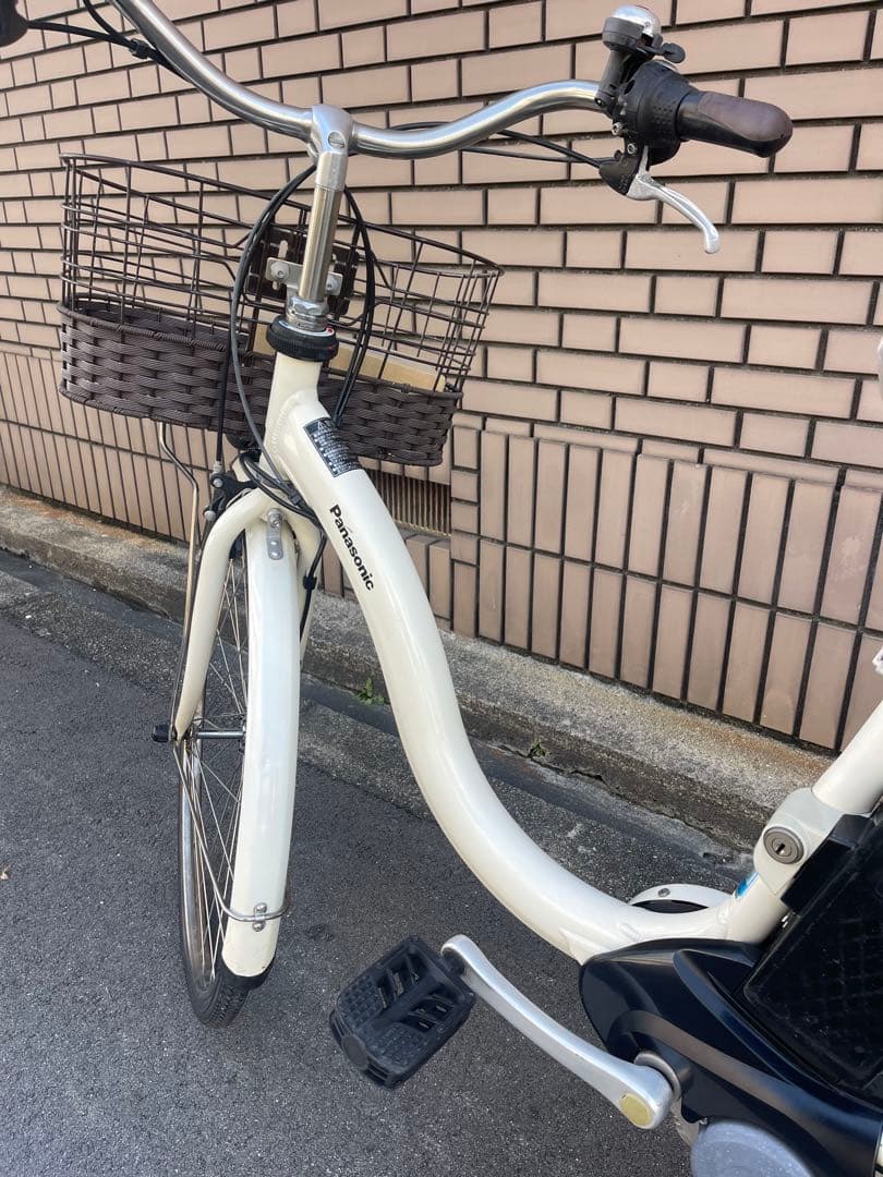 16ahホワイトパナソニック26インチ電動アシスト自転車