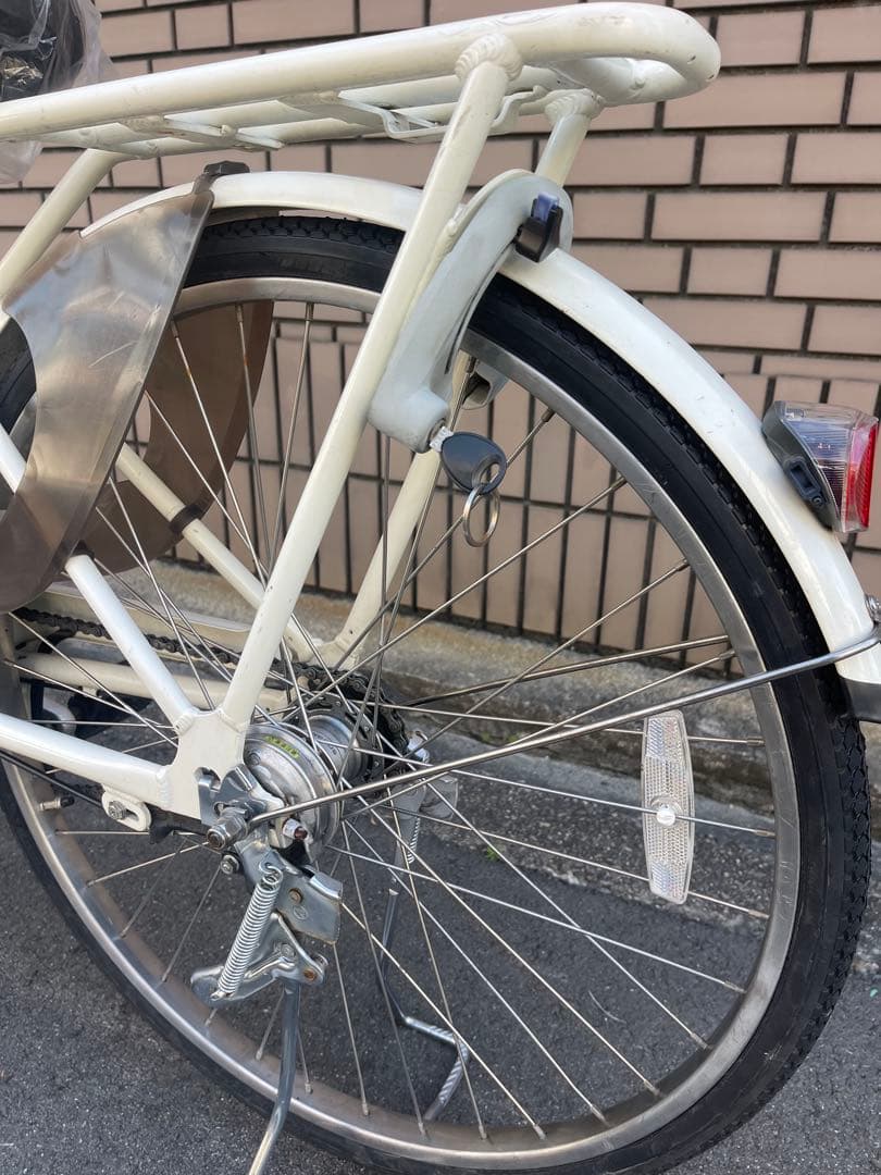 16ahホワイトパナソニック26インチ電動アシスト自転車