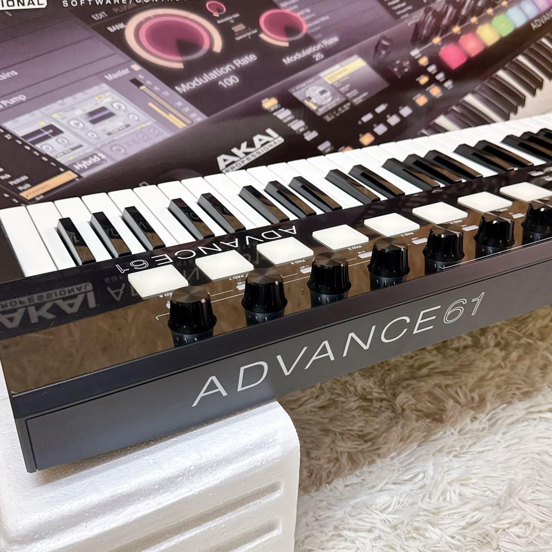AKAI ADVANCE 61 MIDIキーボード コントローラー アカイ