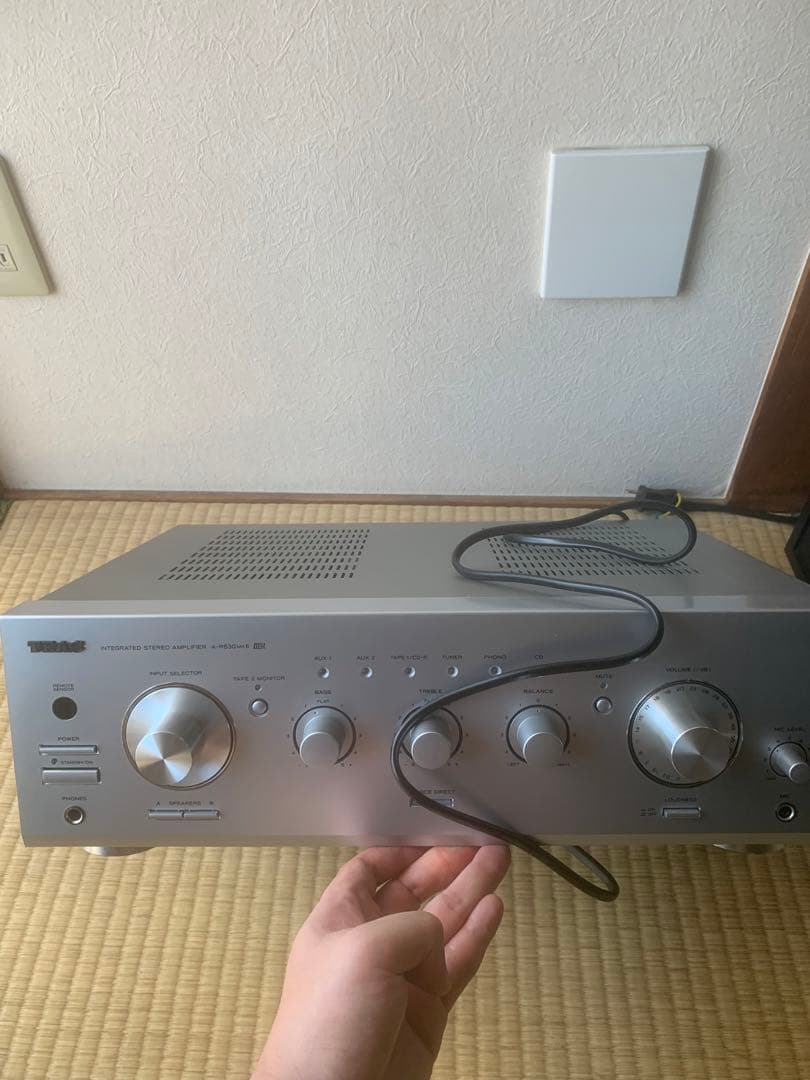 TEAC インテグレーテッドステレオアンプ シルバー
