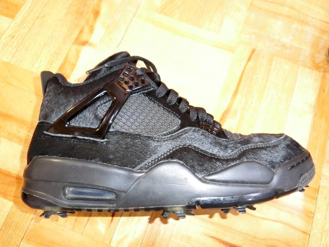 エア ジョーダン 4 BLACK CAT GOLFスニーカーシューズ