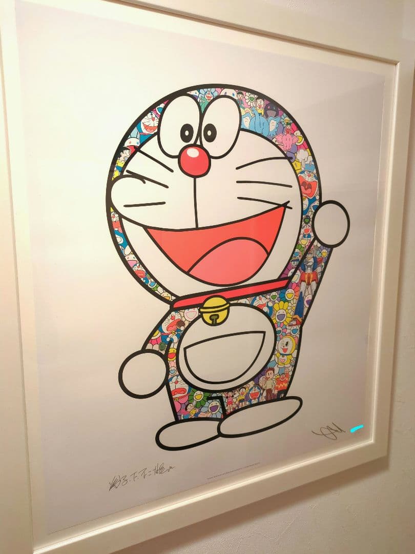 村上隆×藤子·F不二雄コラボドラえもんポスター『ドラえもんえいえいおー!』