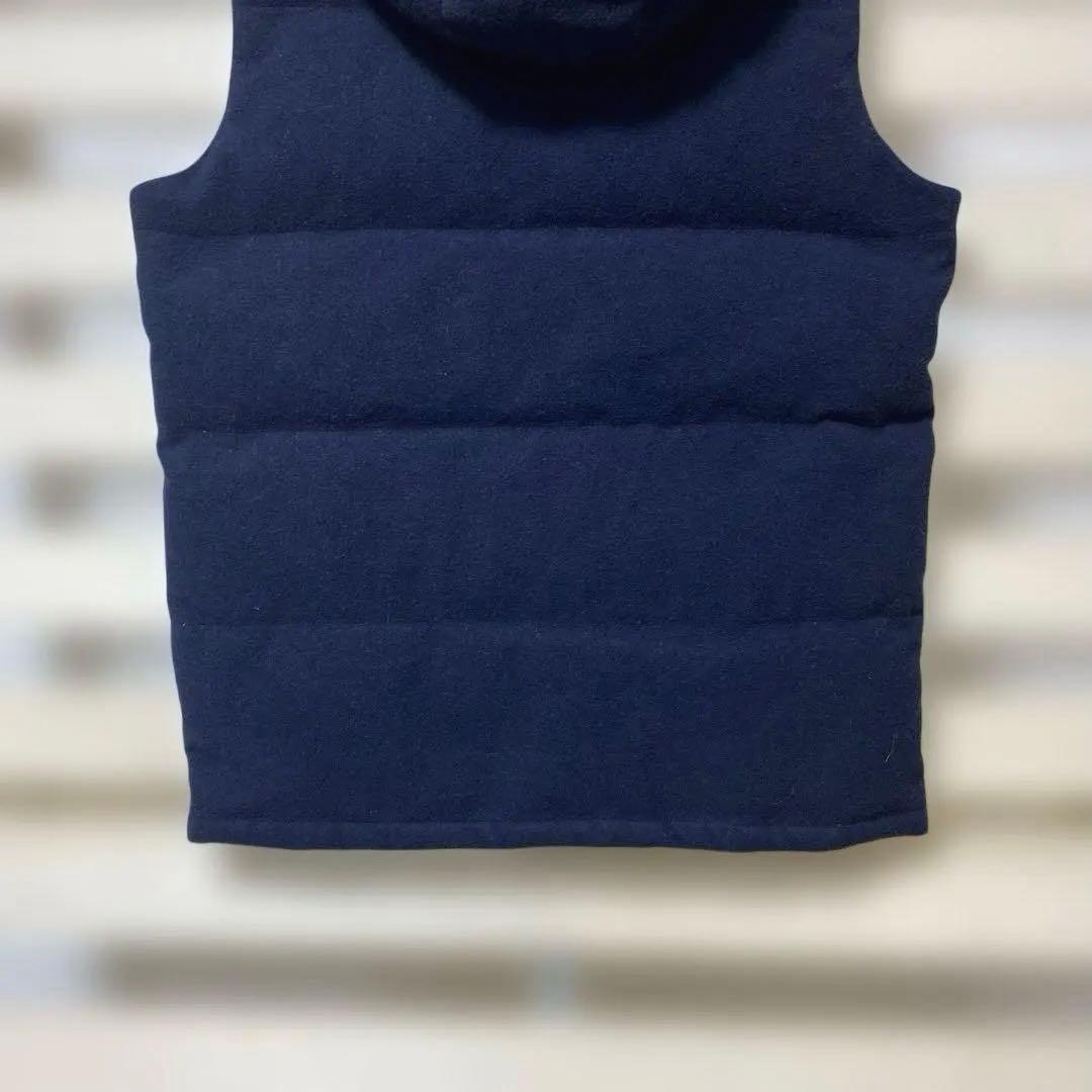 美品！DANTON×BEAMS ウールモッサ ダウンフード付きベスト 42 別注