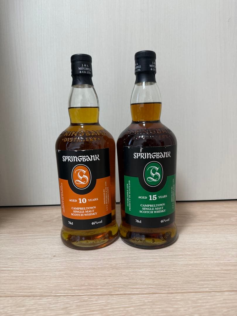 SPRINGBANK 10年 & 15年 セット　　新品未開封