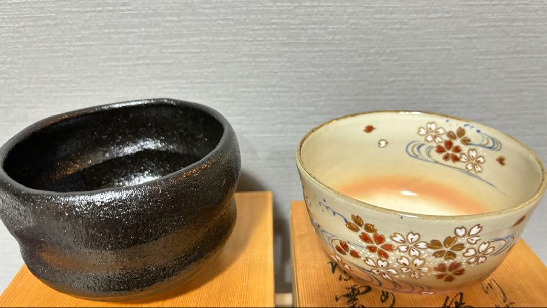 桂窯 造 黒天目茶碗 茶器 茶道具 抹茶碗 黒楽