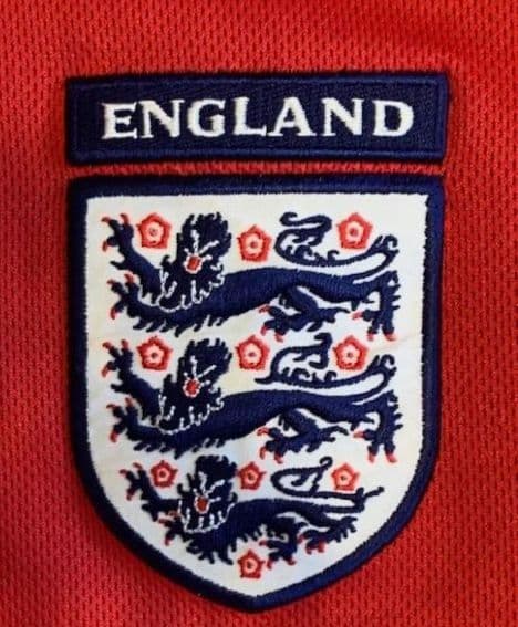 【美品】イングランド代表 2002/04 アウェイモデル Lサイズ