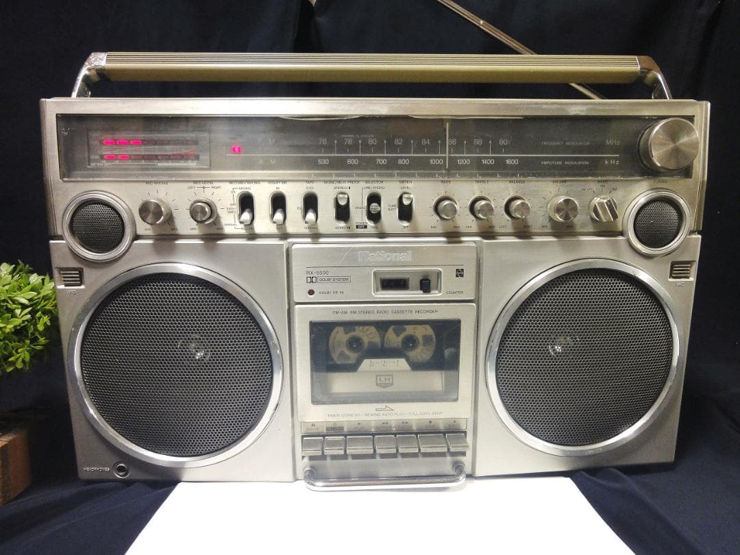 ♪昭和銘機 整備ラジカセ National Disco MAC　RX-5500