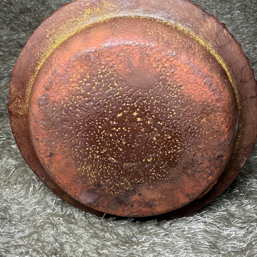 岩手県奥州水沢幸工芸　現代の名工 佐藤勝久造　利休型蛇ノ目１３型　南部鉄瓶