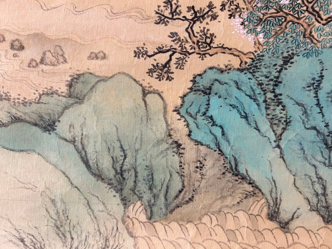 水墨画   肉筆  中国画 山水画