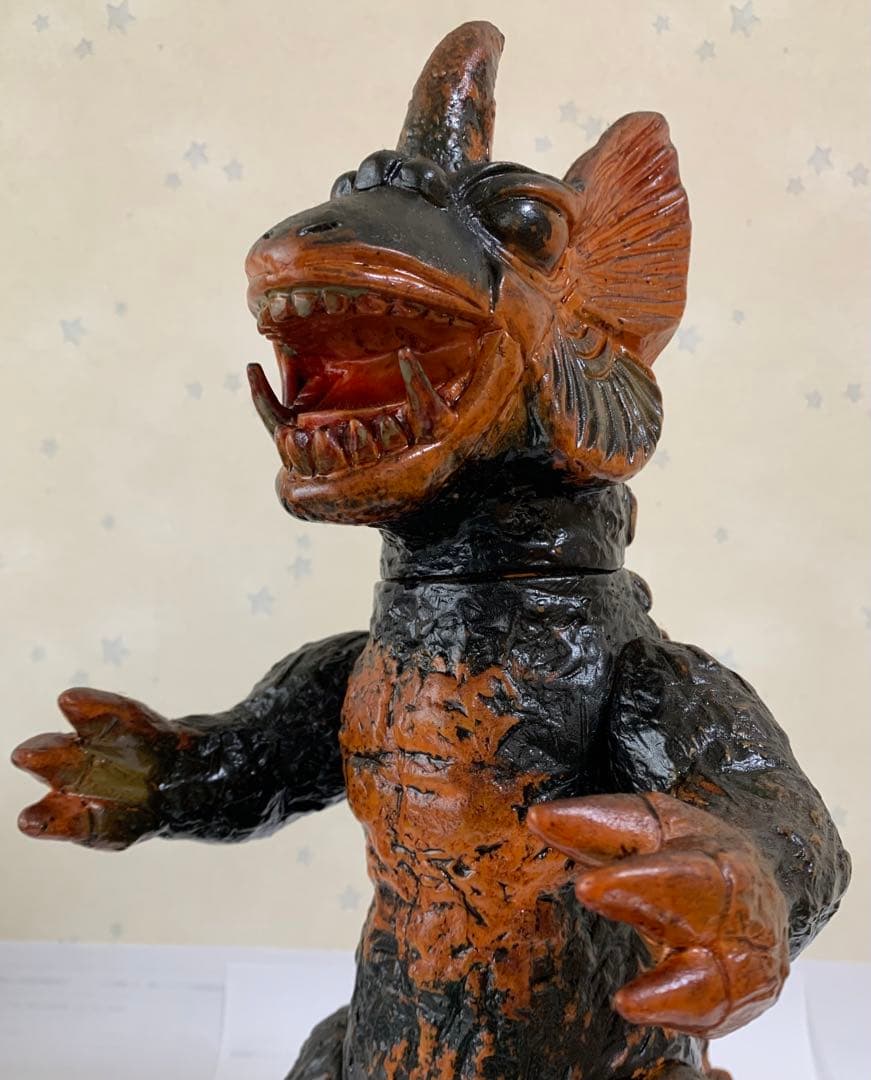 珍品希少　マルサン製1970　怪獣　ソフビ　　　　フィギュア　　ドラギラス