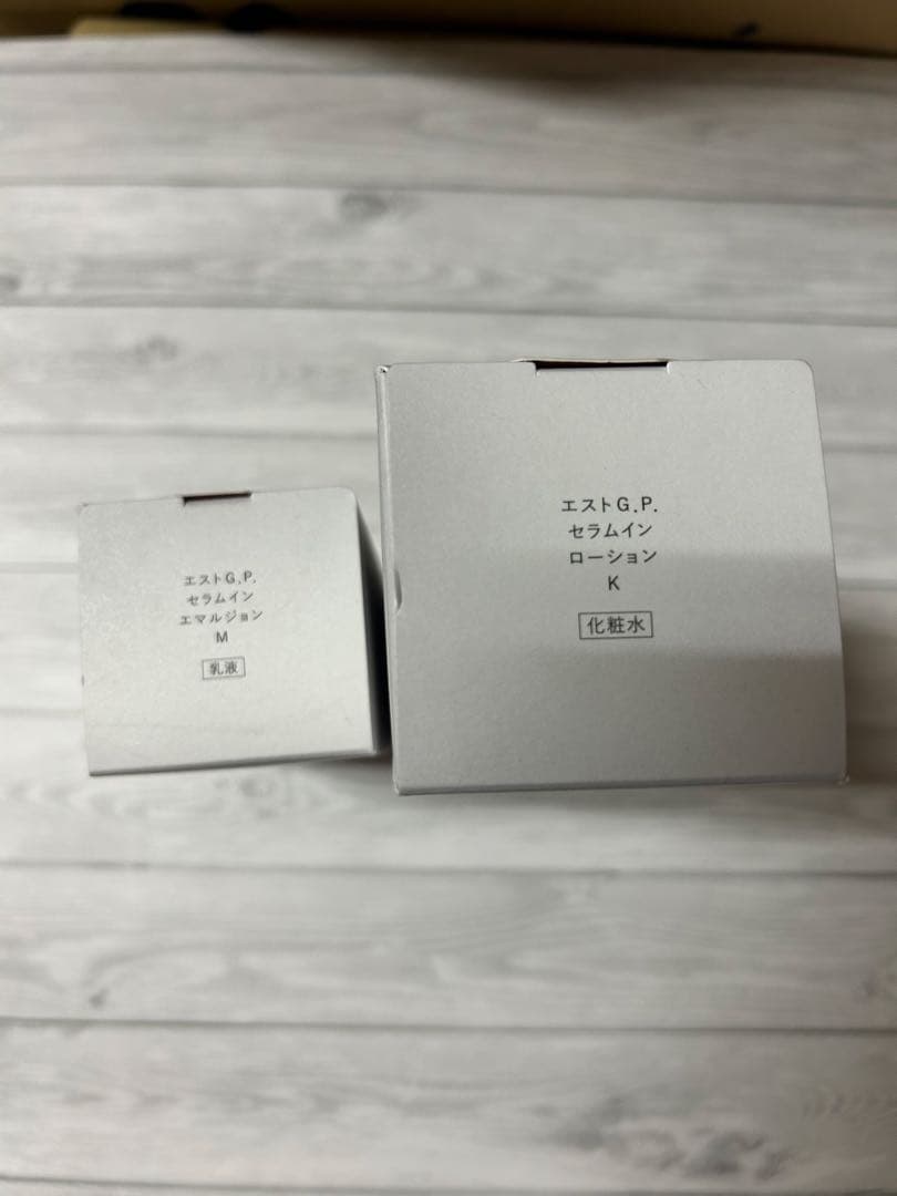 est G.P. SERUM IN セラムイン 化粧水Kと乳液M セット