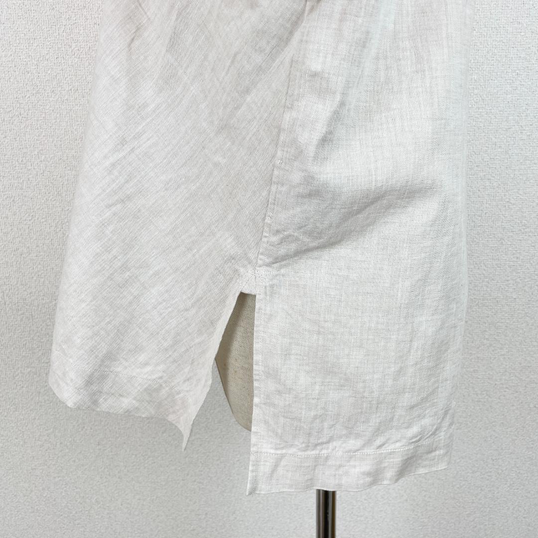 ♪美品♪ 45R 綿麻シャンブレーのカシュクール