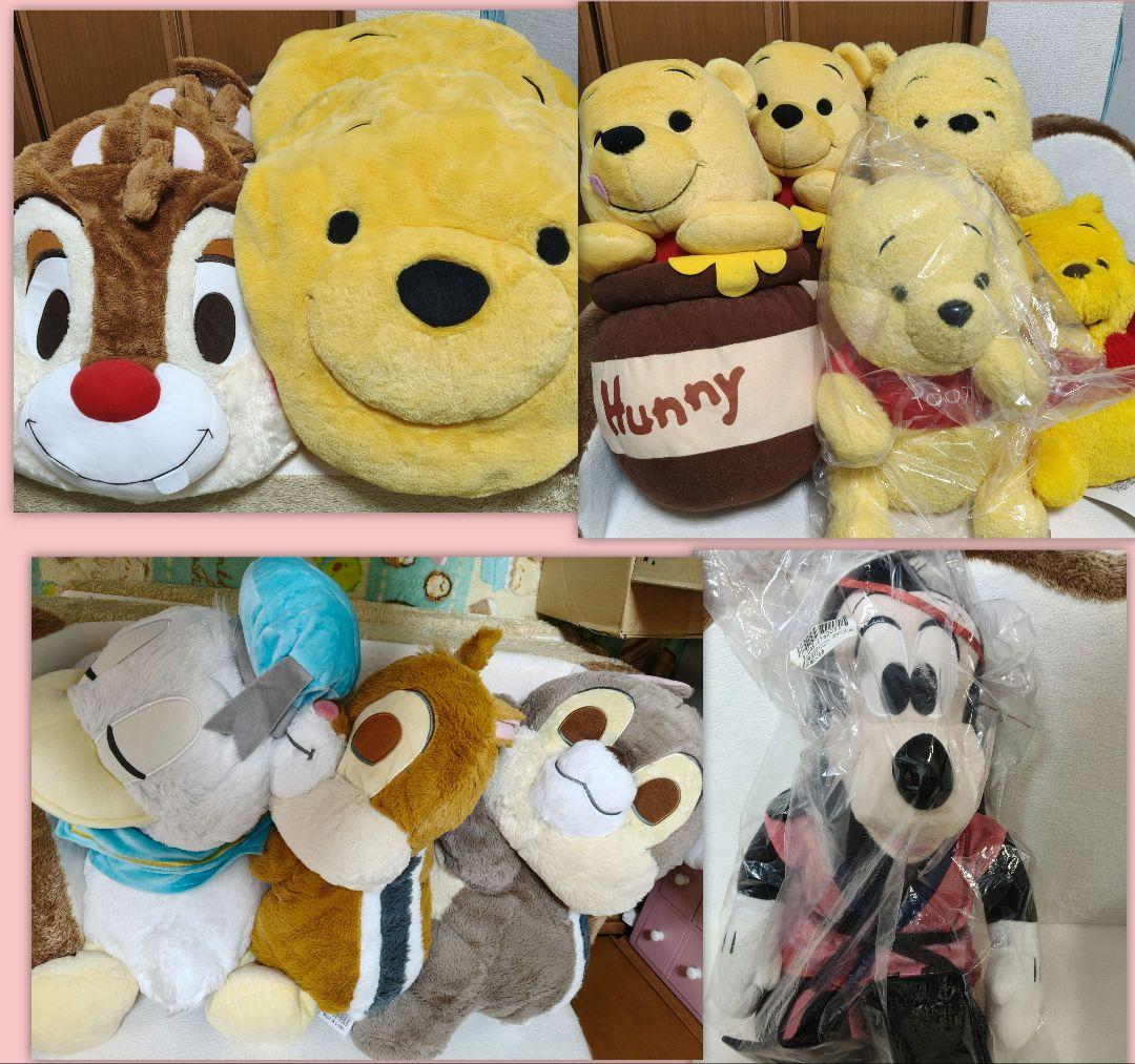 ぬいぐるみセット プーさん チップとデール グーフィー