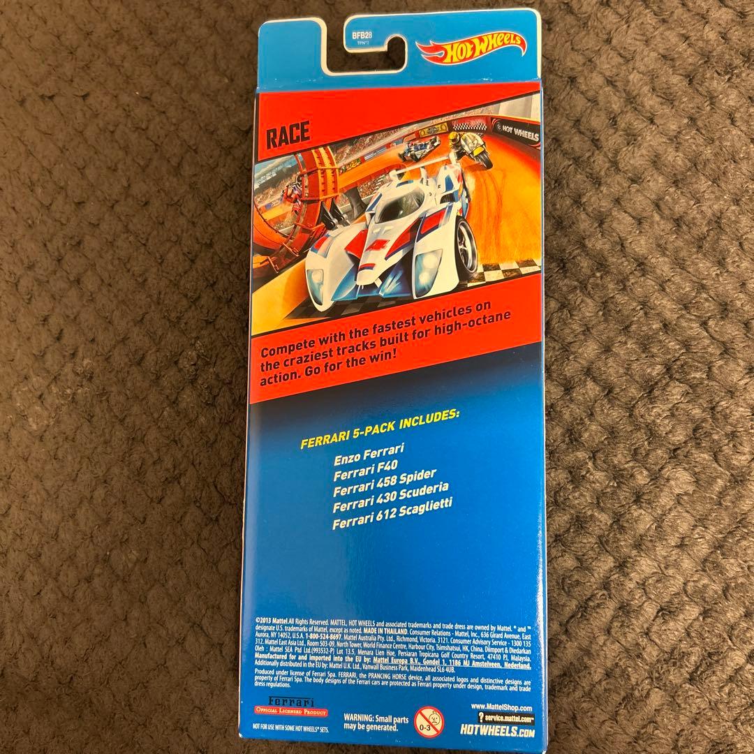ミニカー Hot Wheels Ferrari 5-Pack BFB28