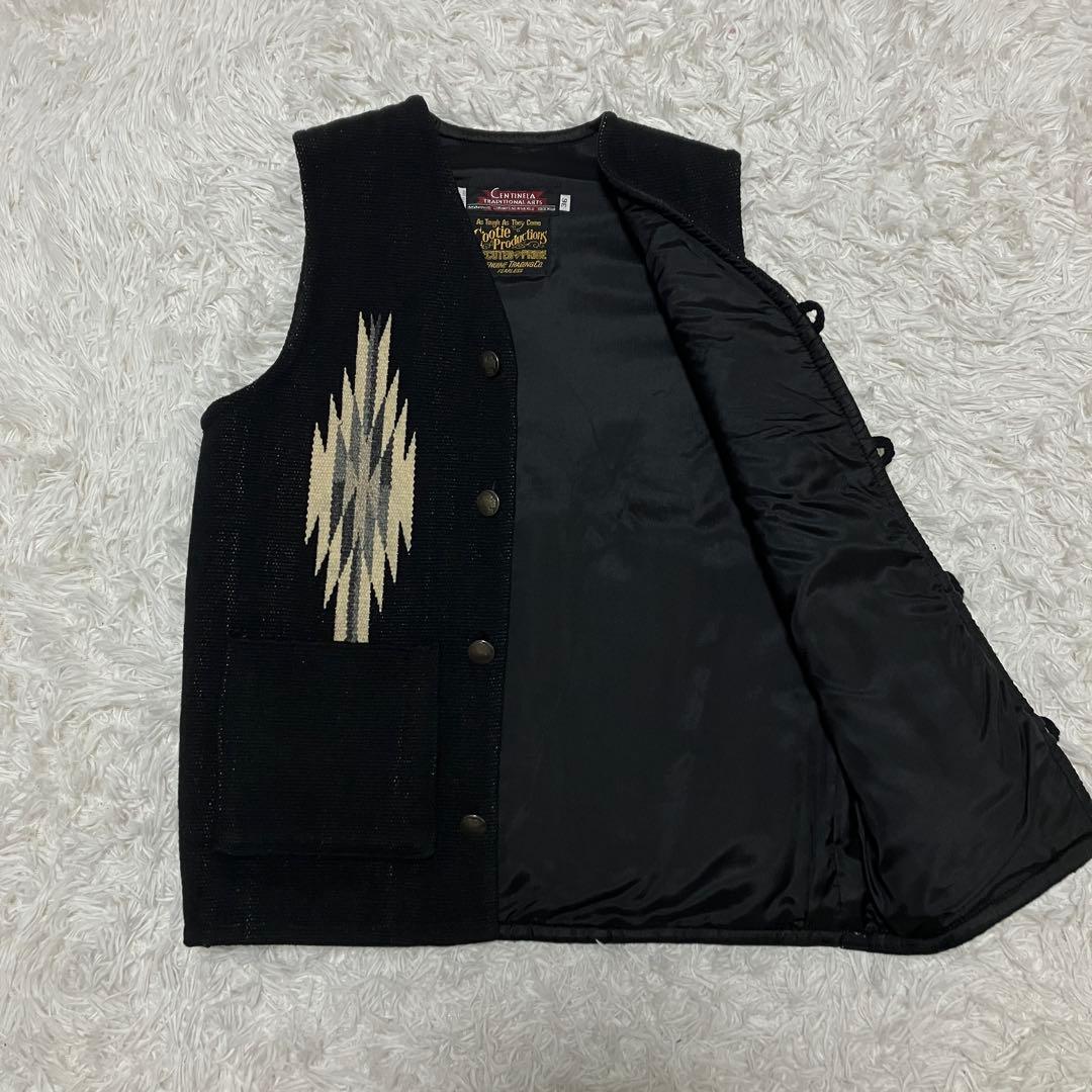 美品　CENTINELA ベスト 36サイズ ブラック