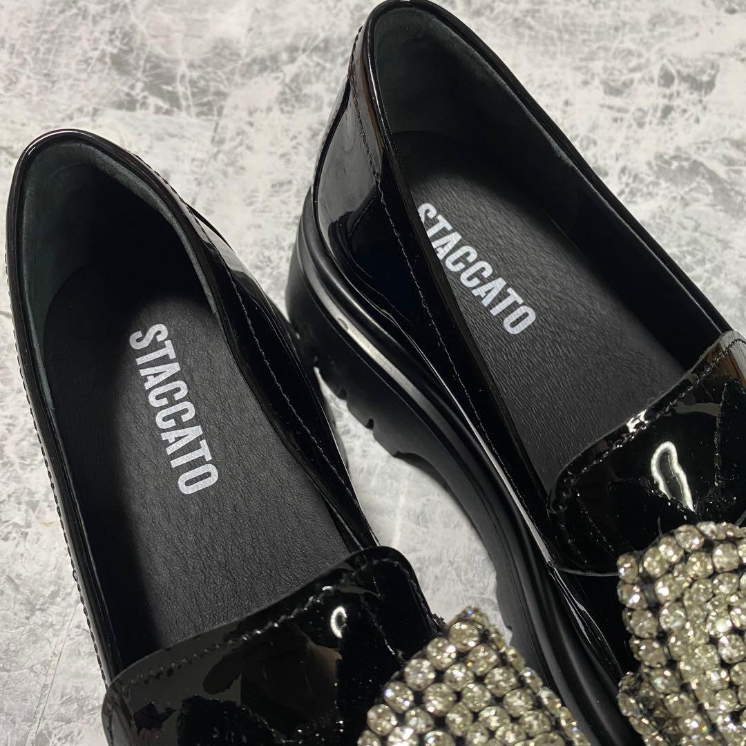 ✨️新品✨️ STACCATO スタッカート ビッグリボン ローファー 24.0