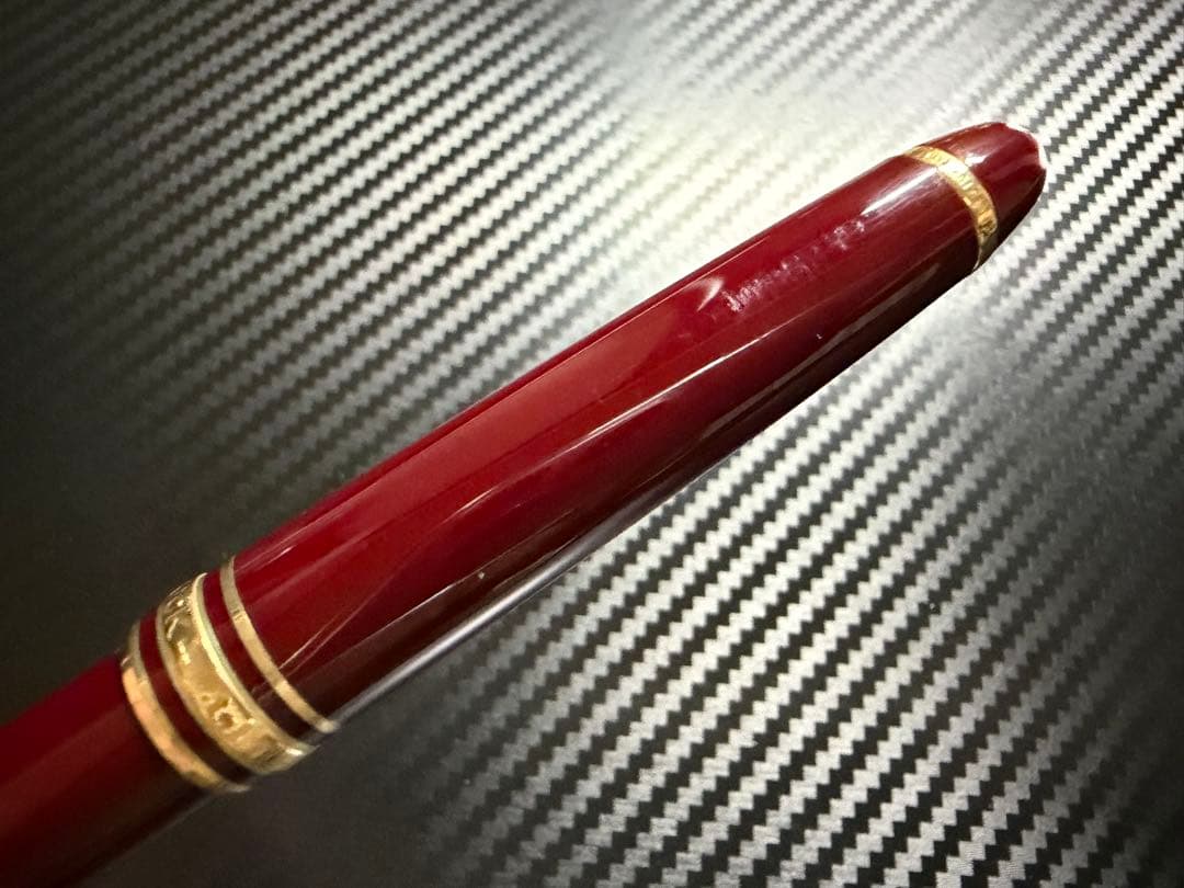 未使用に近い モンブラン 144 ボルドー 全金 M 中字 万年筆