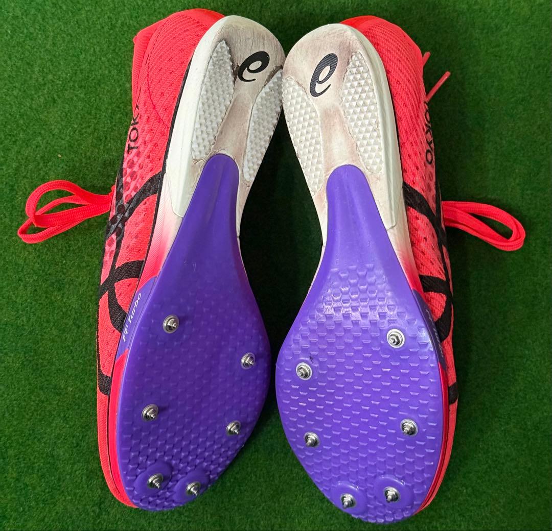 アシックス メタスピードMD レッド系24.5cm