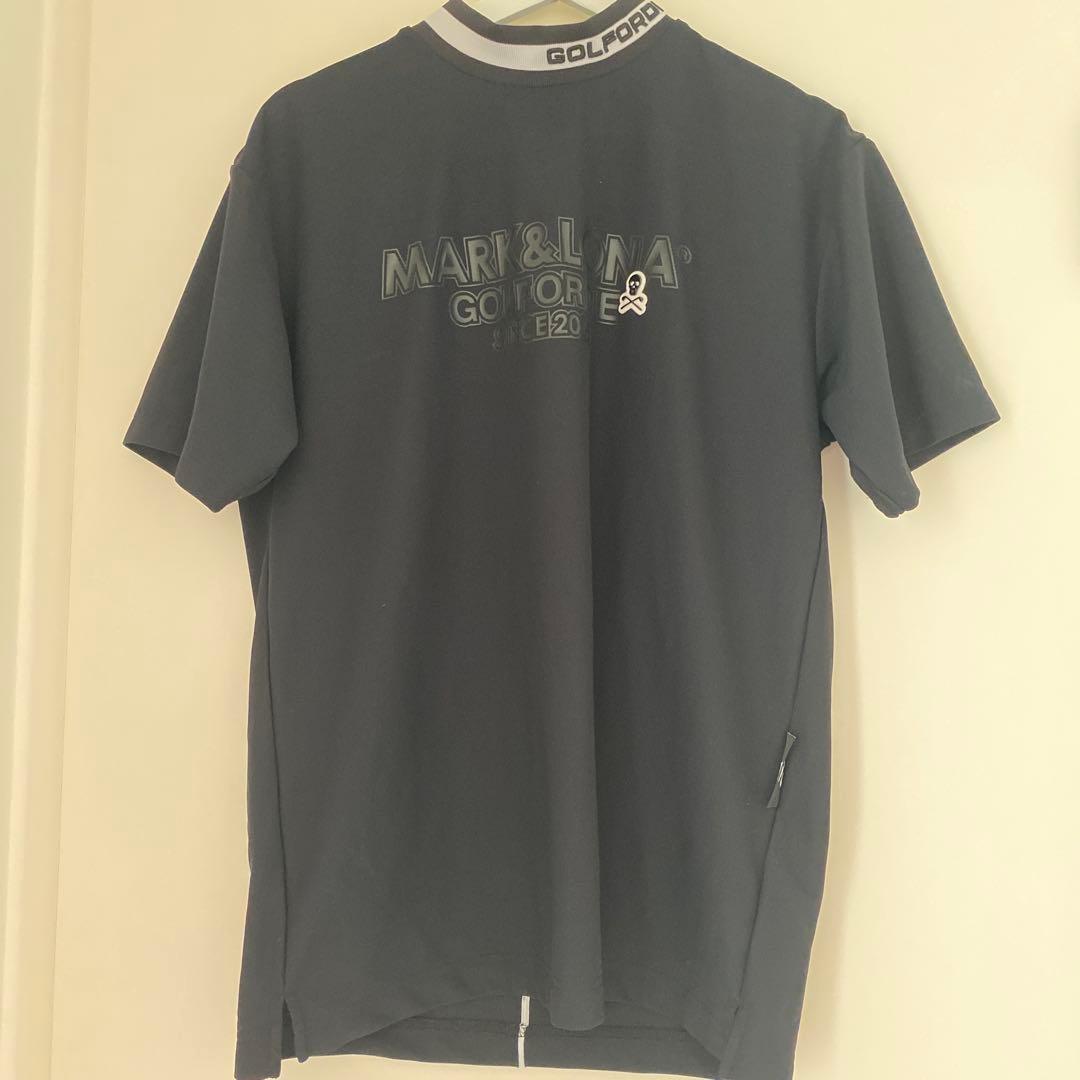 MARK&LONA ゴルフ用シャツ ブラック