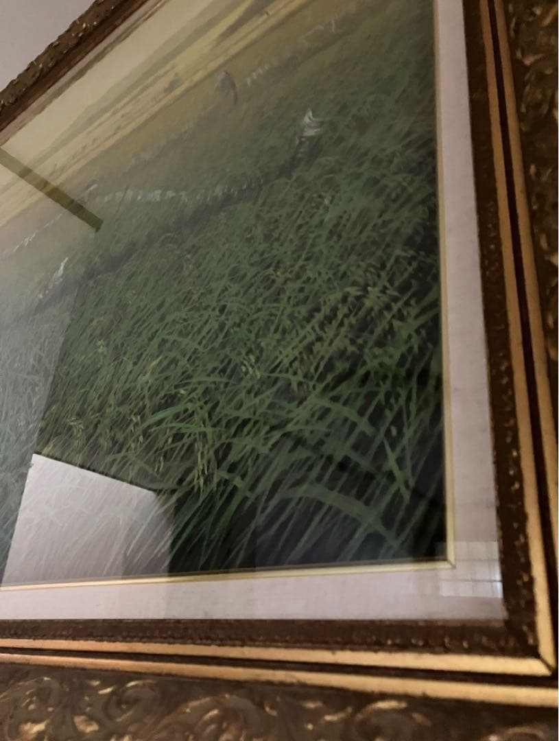 バリ絵画　バリアート　田園風景　105✖️85