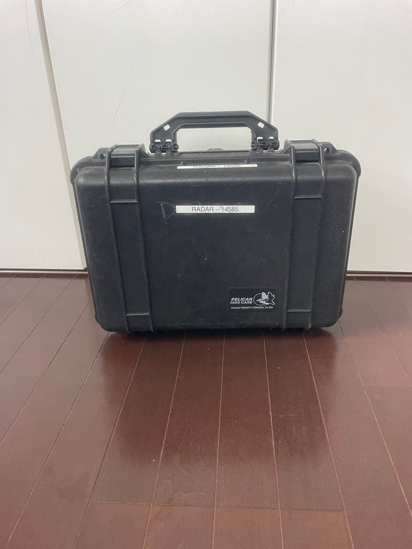 Pelican 1500 ケース ブラック 米軍放出品 フォーム無し M202