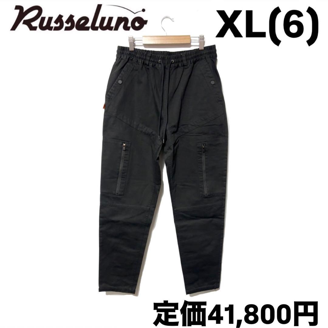 新品 ラッセルノ ゴルフ コンバット カーゴジョガーパンツ ブラック XL 6