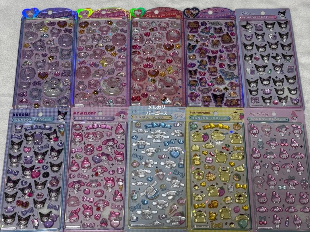 【国内正規品】サンリオ ボンボンドロップ うるちゅるPOP 10枚セット