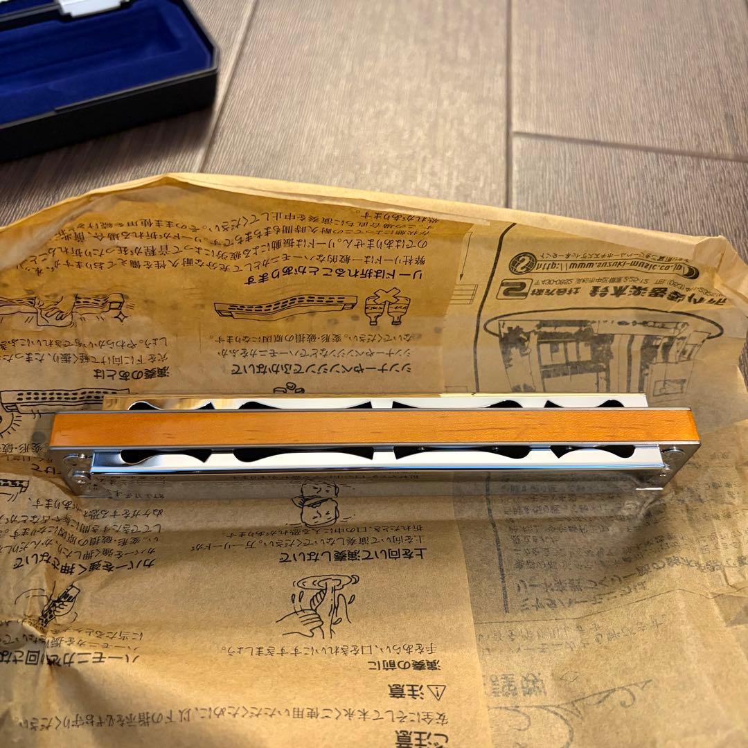 【新品未使用】高級ミヤタハーモニカ MH-21 Am調 複音ハーモニカ 鈴木楽器