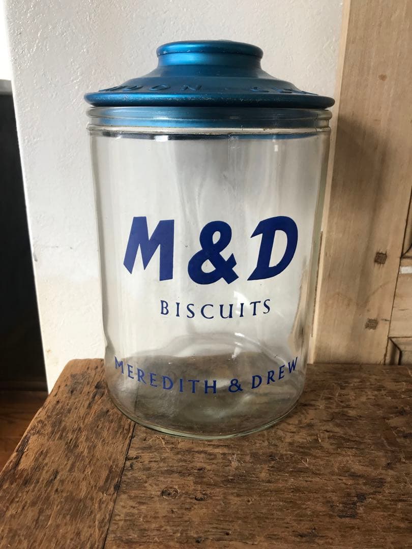 専用です　イギリスアンティーク　ガラスビスケットジャー