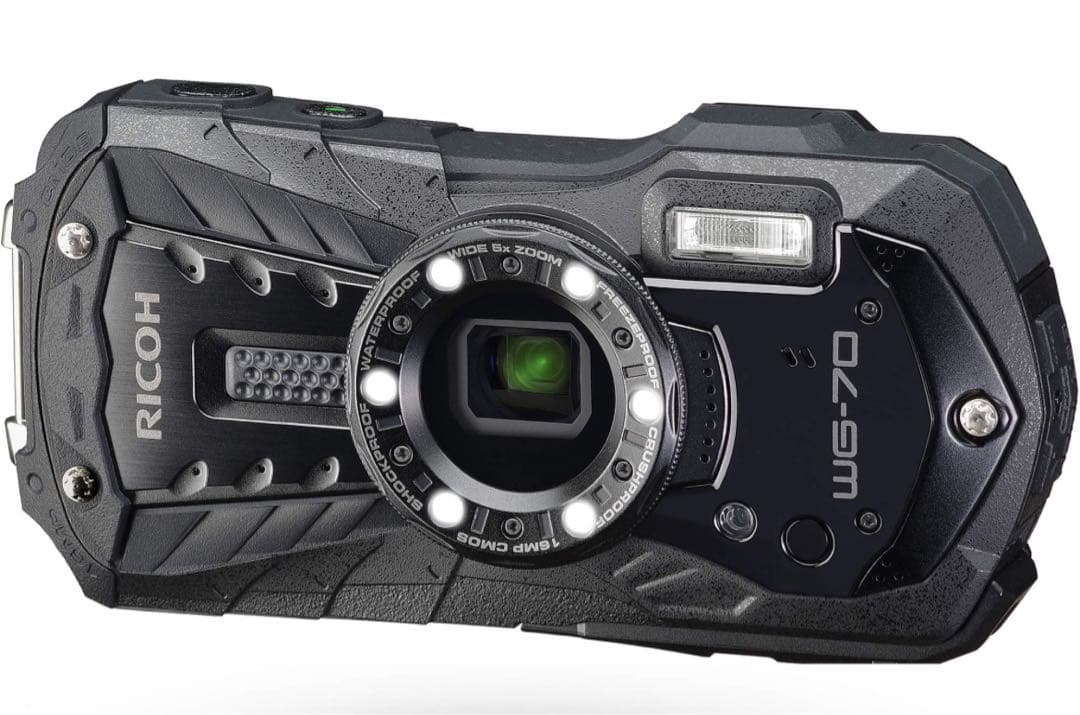 【未使用品】 RICOH WG-70 デジタルカメラ ブラックリコー