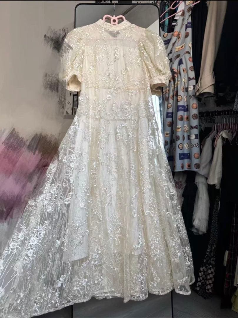 ワンピース Acka. lace flare dress size2