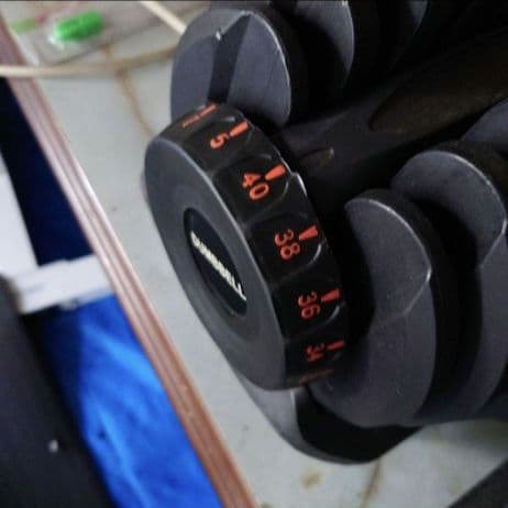 可変式（アジャスタブル）ダンベル5kg〜40kg×1個