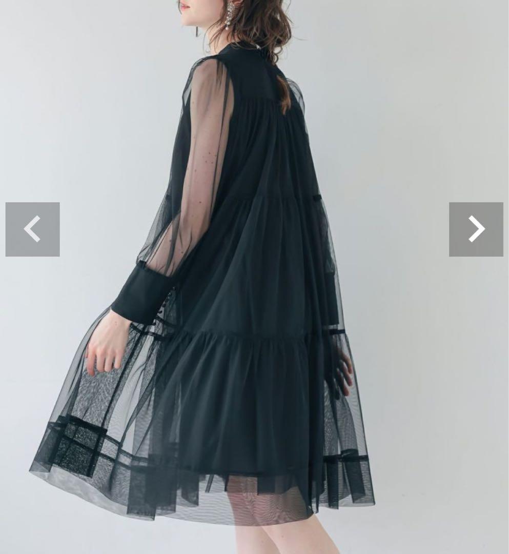 coco 新品　ドリードール ティアードAラインドレス