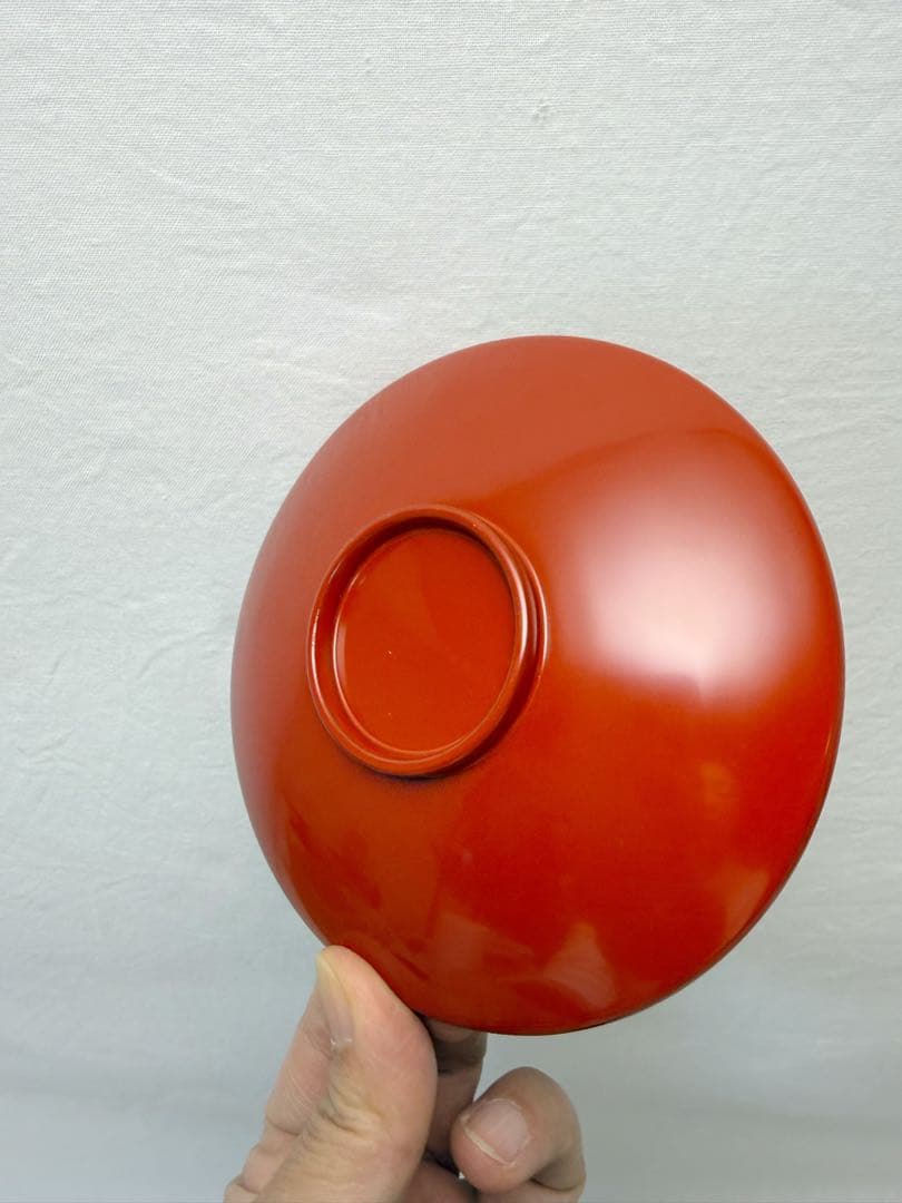 未使用 塗師 静峰作 懐石道具 輪島塗 木製盃台 引盃松葉蒔絵5客 共布 共箱