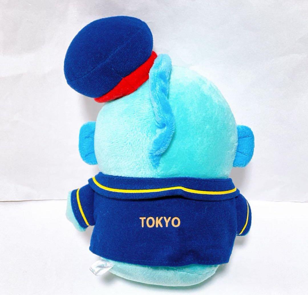 希少 サンリオ ハンギョドン 東京駅 限定 車掌 ぬいぐるみ 制服 マスコット