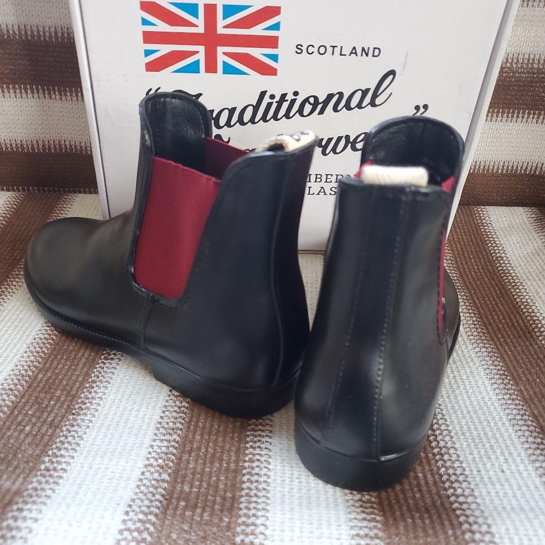 ☆未使用☆23.5センチ。トラディショナル☆サイドゴア☆レインブーツ☆ブーティー