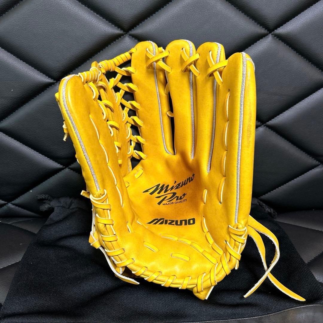 限定生産品　ミズノプロビックM直刺繍　硬式外野手用 イチローモデル