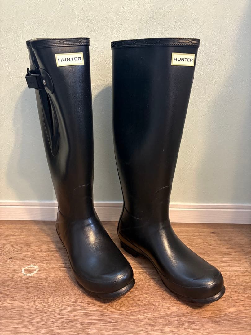 HUNTER レインブーツ　カーキ　25cm相当